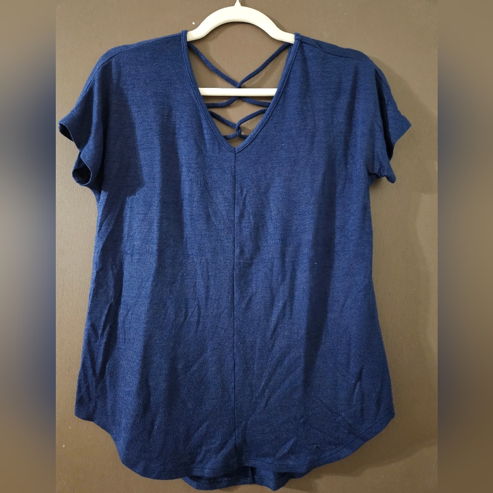 a.n.a. Top With Criss Cross Back Detail